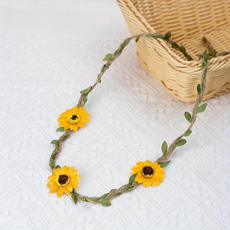 Sunflower Boho Curtain Tieback - Adjustment and Stylish