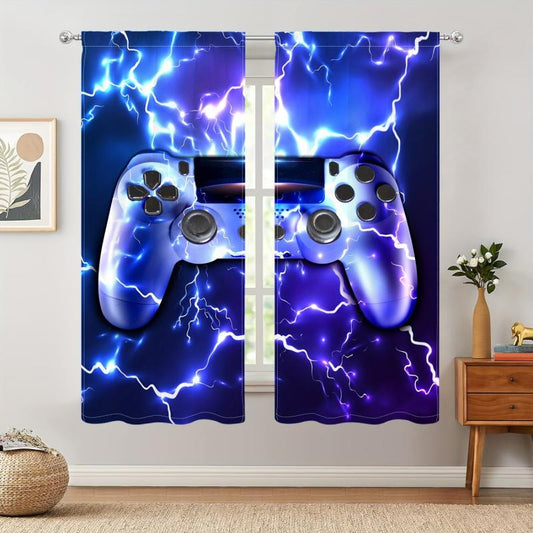 Blackout Gamepad Curtains for Gaming and Decor