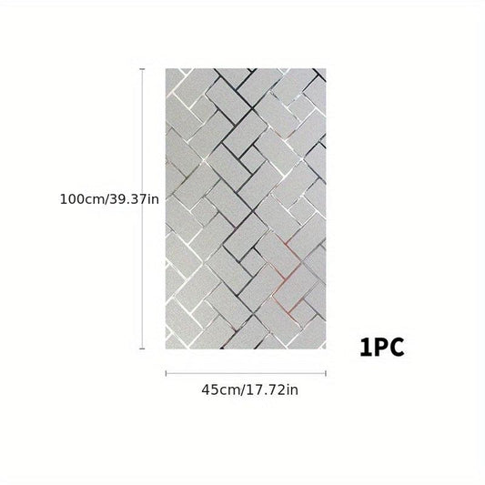 Geometric Pattern Glass Film Privacy Window Sticker