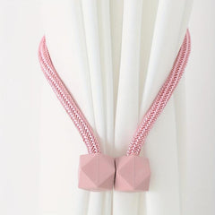 2pcs Magnetic Curtain Tiebacks Holdbacks for Window Home Bedroom Office Decor