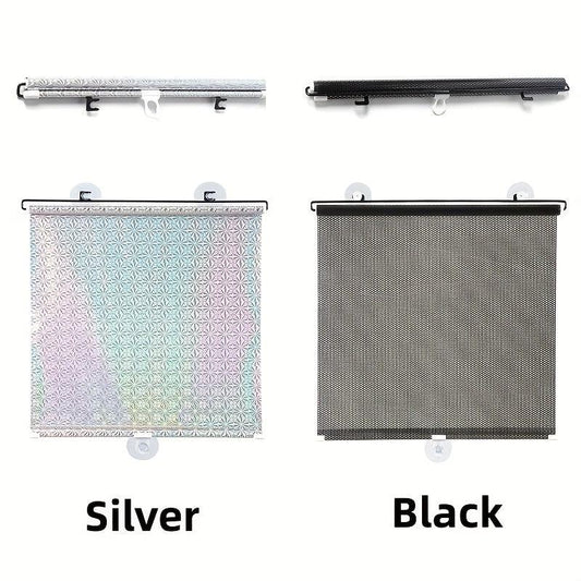 Automatic Retractable Roller Blinds For Car Bedrooms Kitchen Office Easy to Use
