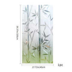 Bamboo Privacy Window Film for Privacy and UV Protection