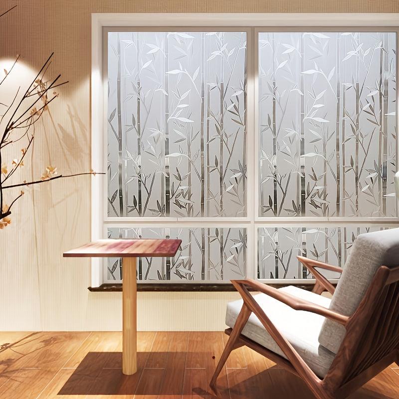 Bamboo Privacy Window Film for Privacy and UV Protection