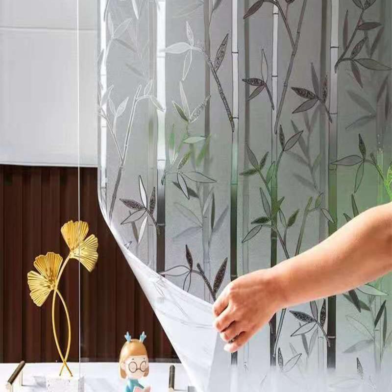 Bamboo Privacy Window Film for Privacy and UV Protection