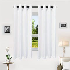 Sequined Grommet Top Panel Curtains for Home Decor
