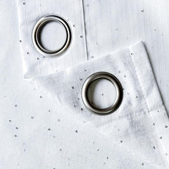 Sequined Grommet Top Panel Curtains for Home Decor