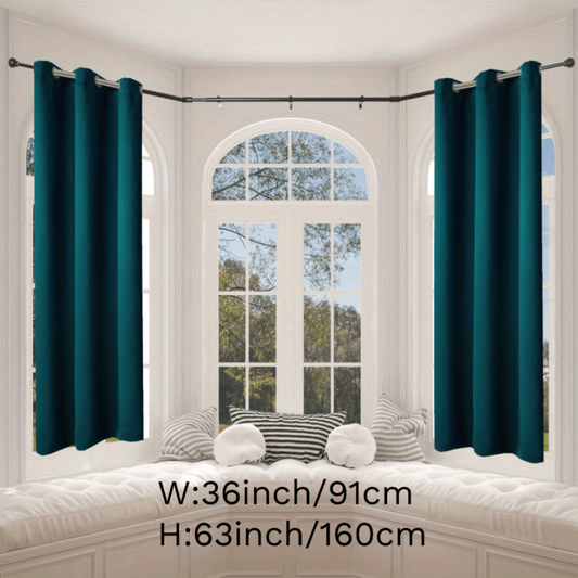 Blackout Curtain Thermal Insulated Noise Reducing Room Darkening