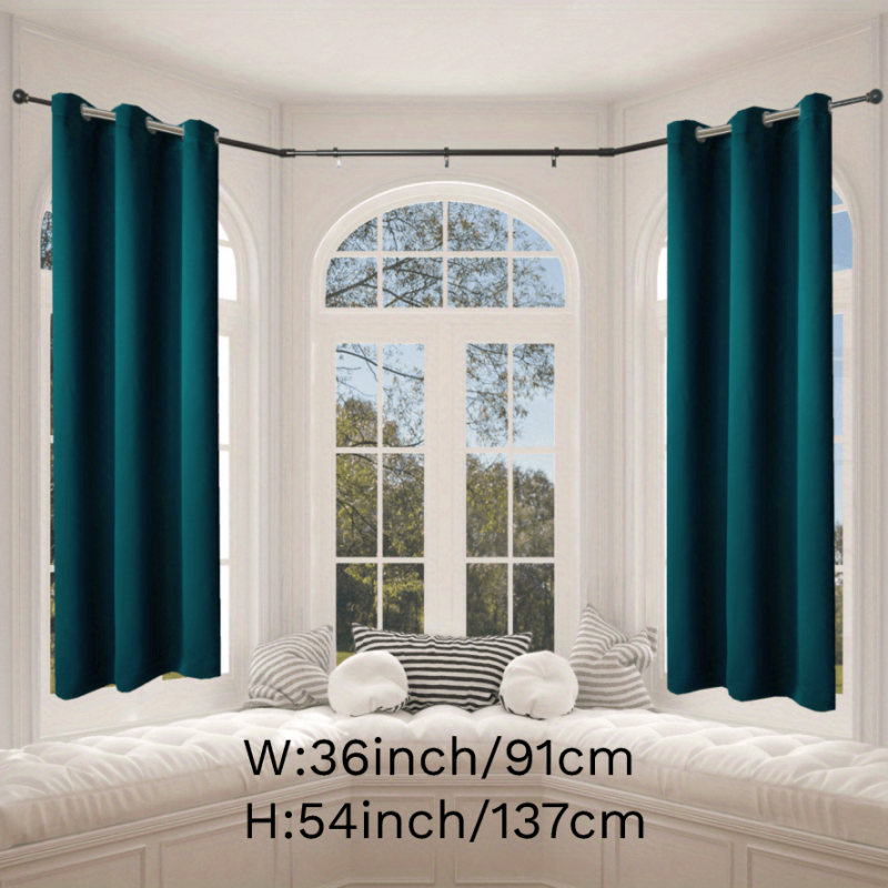 Blackout Curtain Thermal Insulated Noise Reducing Room Darkening
