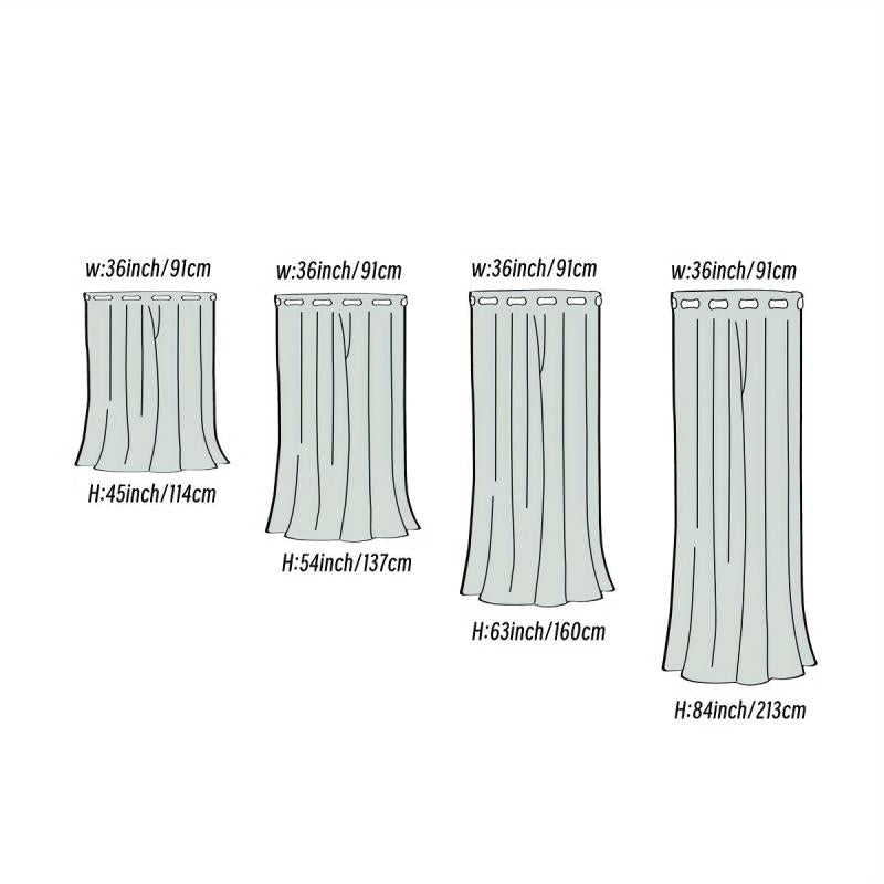 Blackout Curtain Thermal Insulated Noise Reducing Room Darkening