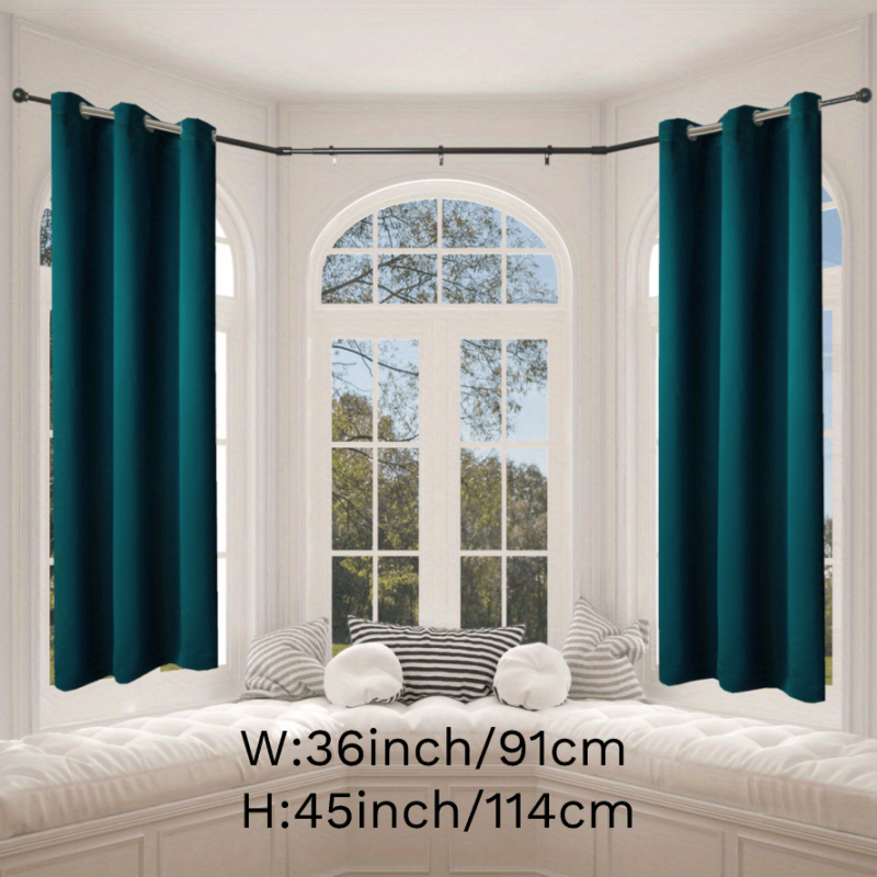 Blackout Curtain Thermal Insulated Noise Reducing Room Darkening