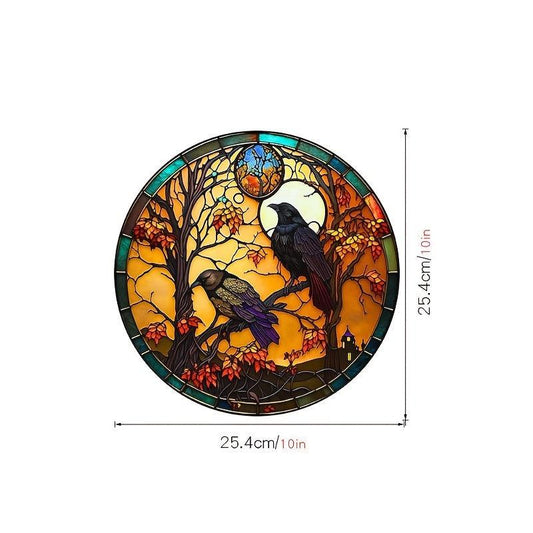 Halloween PVC Static Window Sticker Removable Holiday Decoration Film