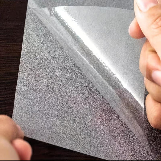 Frosted Glass Window Film Glue Sticker for Home Decor