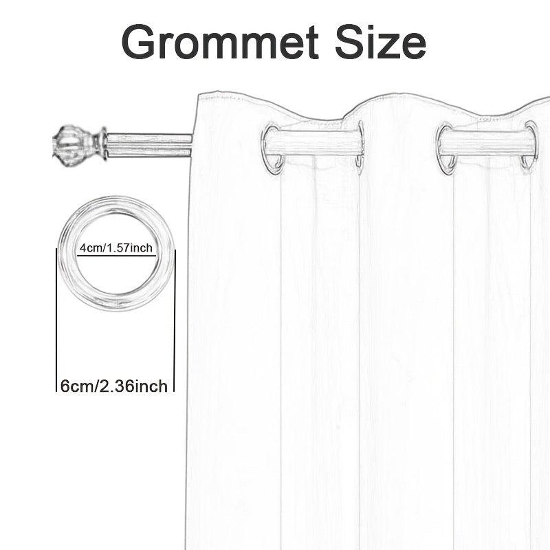 Stylish Solid Curtain for Sliding Doors and Balconies - Home Decor