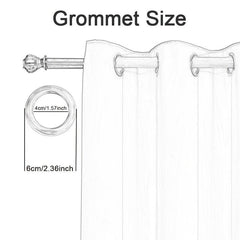 Stylish Solid Curtain for Sliding Doors and Balconies - Home Decor
