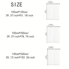 Stylish Solid Curtain for Sliding Doors and Balconies - Home Decor