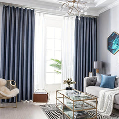 Stylish Solid Curtain for Sliding Doors and Balconies - Home Decor