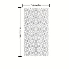 Decorative Privacy Window Film Static Cling Vinyl Anti UV Stained Glass Effect