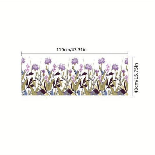 Colorful Tulip Flower Glass Window Film - Decorate Your Home with Tulips