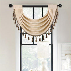 Chenille Tassel Window Mantle European Wave Curtain
