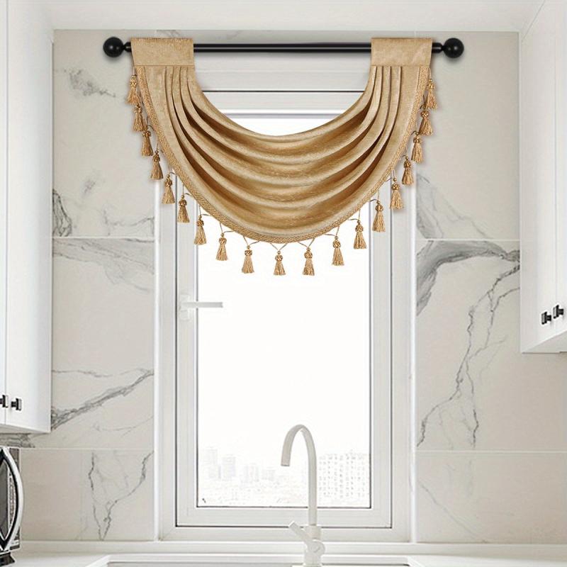 Chenille Tassel Window Mantle European Wave Curtain