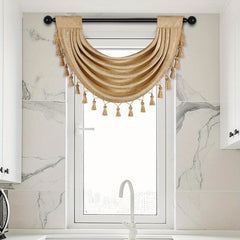 Chenille Tassel Window Mantle European Wave Curtain