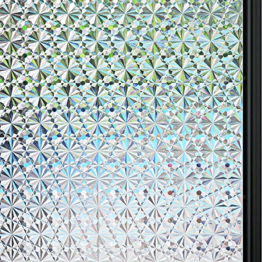 Privacy Window Film UV Protection Static Cling for Home Office