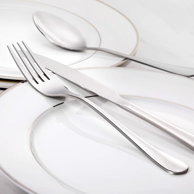 6pcs Stainless Steel Dinner Forks 8 Inches