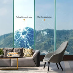 Transparent Glass Window Film Security Protection
