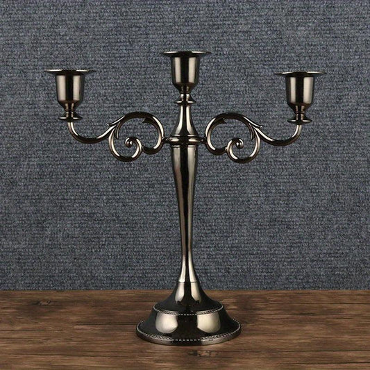 Bronze Candelabra Metal 5 arms Candle Holders