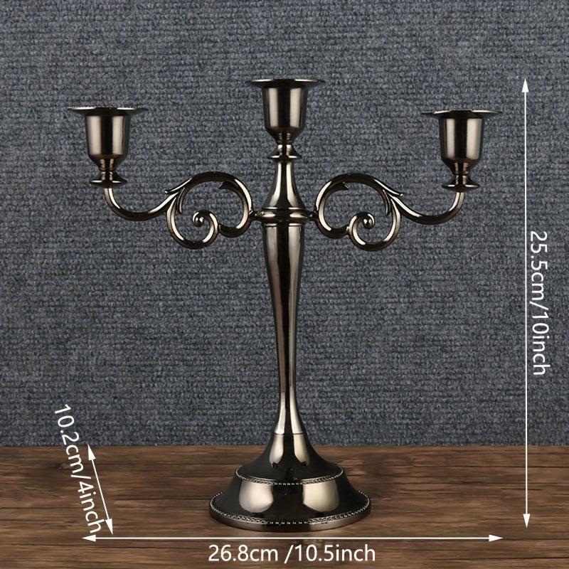 Bronze Candelabra Metal 5 arms Candle Holders