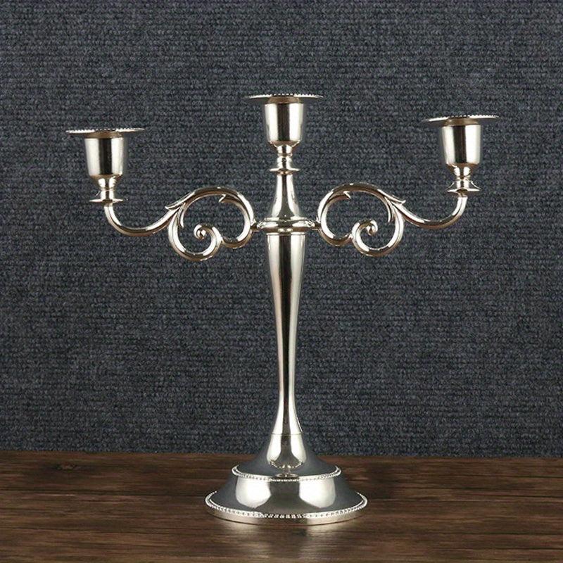 Bronze Candelabra Metal 5 arms Candle Holders