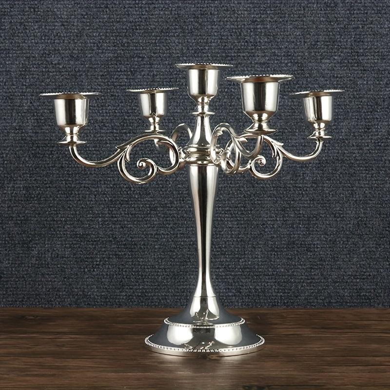 Bronze Candelabra Metal 5 arms Candle Holders