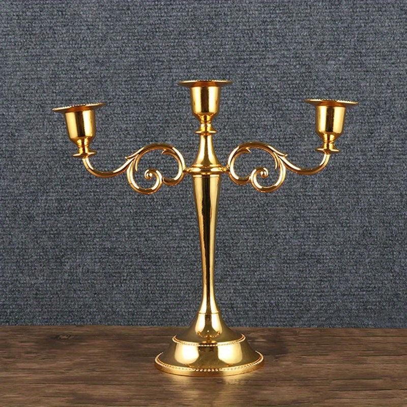 Bronze Candelabra Metal 5 arms Candle Holders