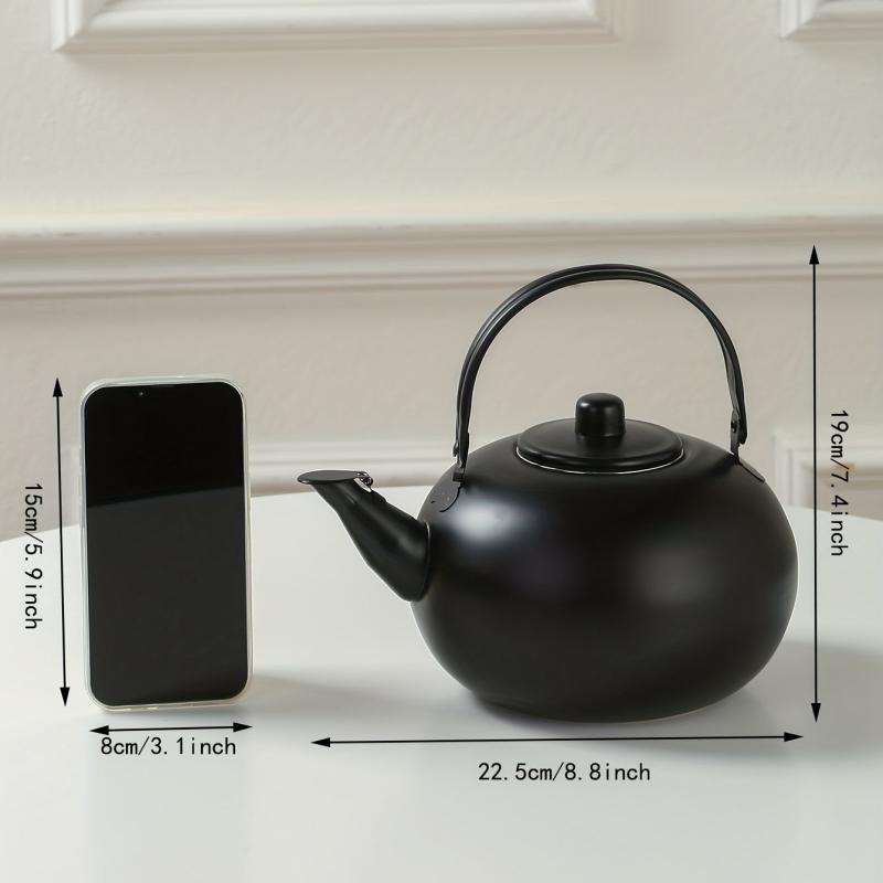 Stainless Steel Kettle with Long Strainer for Tea, Wine, Barbecue