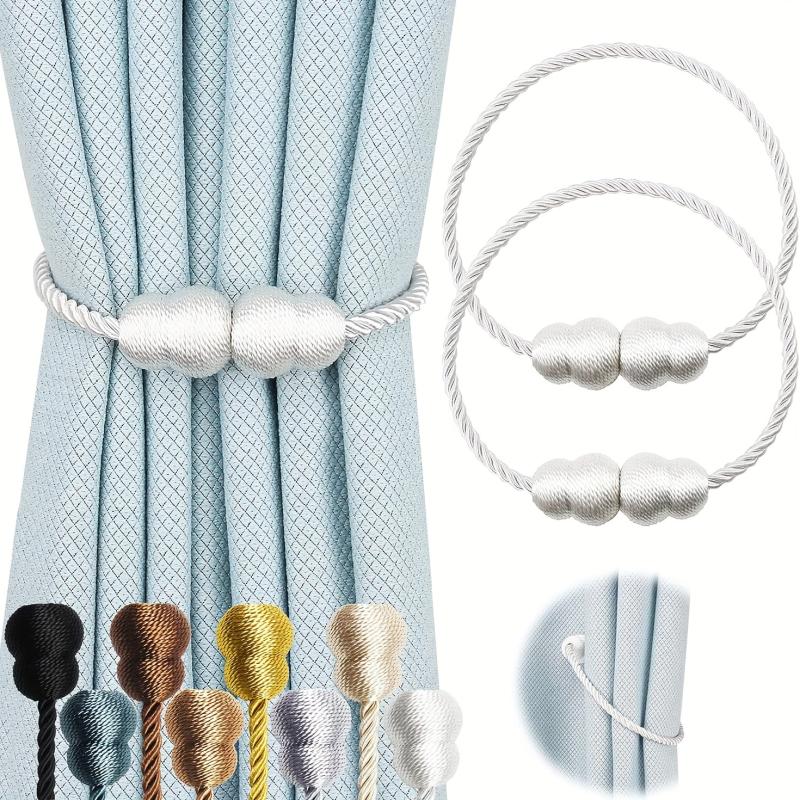 2pcs Magnetic Curtain Tieback Modern Curtain Holdback