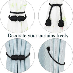 2pcs Magnetic Curtain Tieback Modern Curtain Holdback
