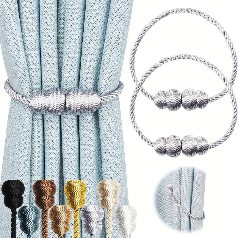 2pcs Magnetic Curtain Tieback Modern Curtain Holdback