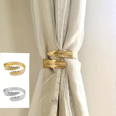 Adjustable Metal Feather Curtain Buckle for Home Decor