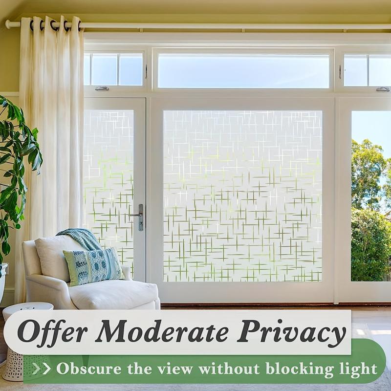 Star Pattern Glass Window Sticker Privacy UV Protection Window Film