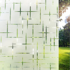 Star Pattern Glass Window Sticker Privacy UV Protection Window Film