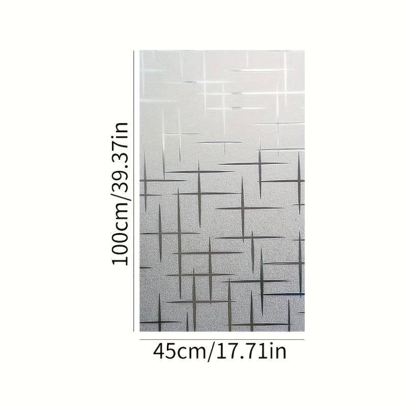 Star Pattern Glass Window Sticker Privacy UV Protection Window Film