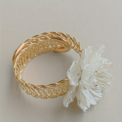 Metal Flower Pattern Curtain Tieback - Curtain Holdback