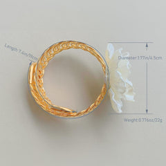 Metal Flower Pattern Curtain Tieback - Curtain Holdback