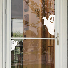 Moisture Proof Ghost Window Sticker Halloween Decor 9x5 9 Inches