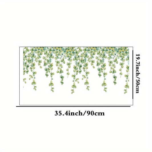 Green Leaves Butterfly Window Film