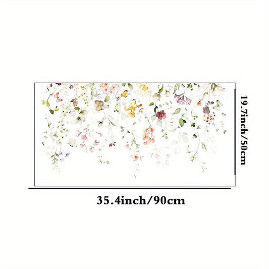 Green Leaves Butterfly Window Film