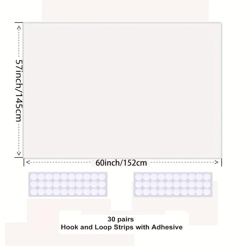 1pc Blackout Curtain Room Darkening Light Blocking Portable Window Shade