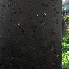 Green Plant Frosted Window Film for Home Decor