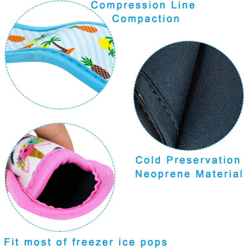 Neoprene Popsicle Sleeves for Yogurt Tubes - Set of 1
