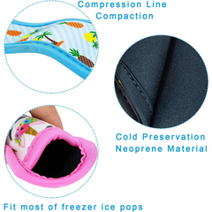 Neoprene Popsicle Sleeves for Yogurt Tubes - Set of 1